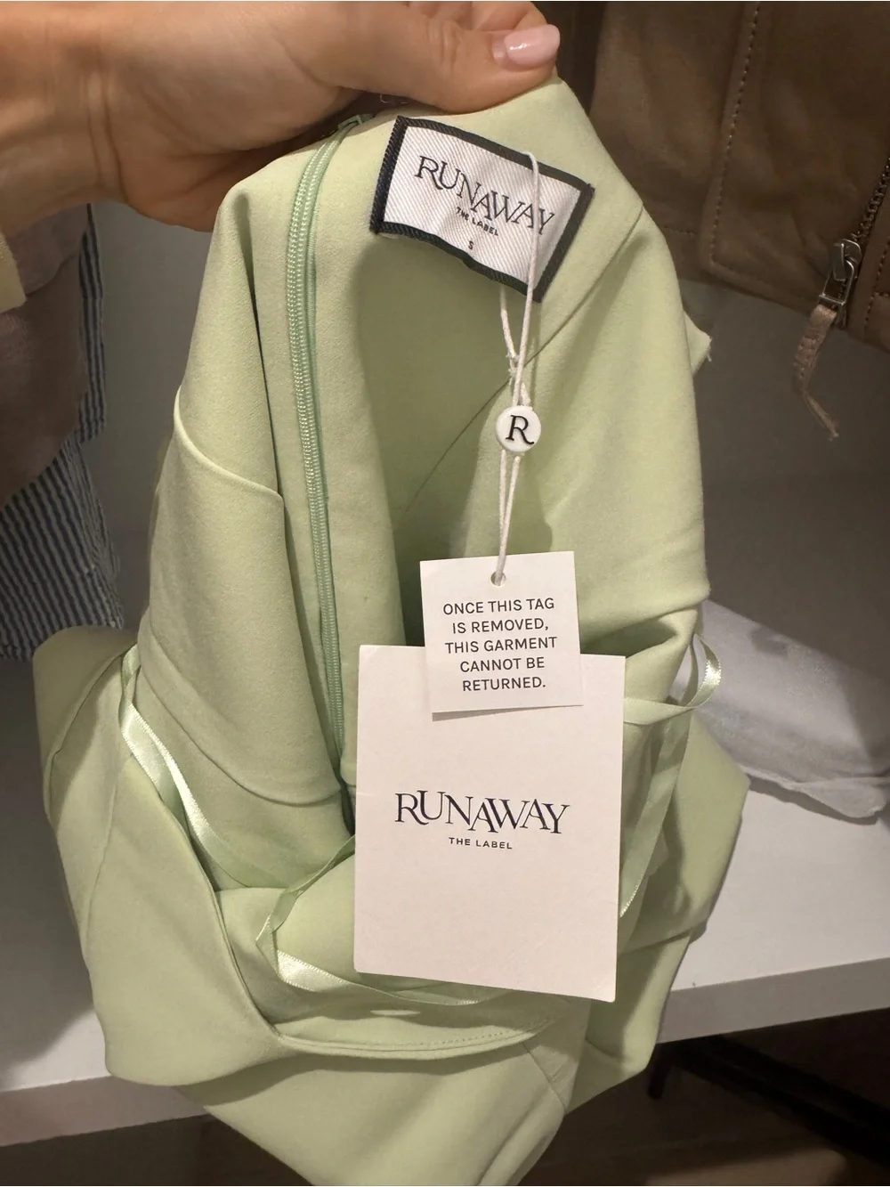 Bethan Mini Dress Key Lime - Picture 6 of 6